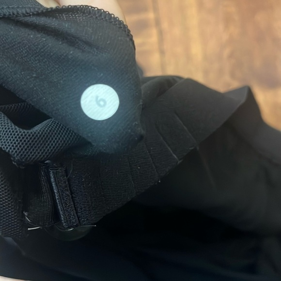 Lululemon athletic Black Top Size 6 - Picture 7 of 8